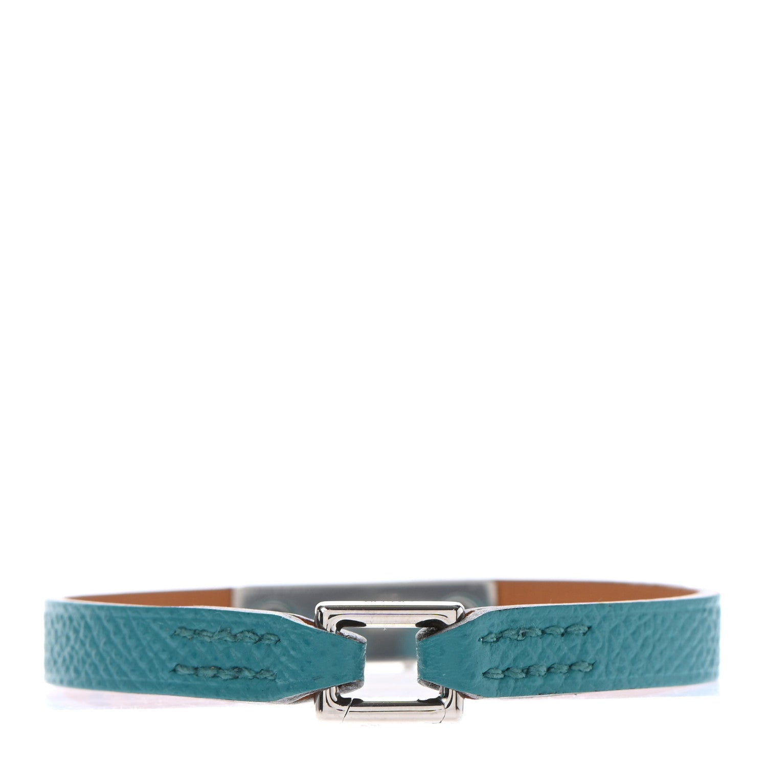 Hermes Epsom Micro Rivale Bracelet S Bleu Paon 3 of 8