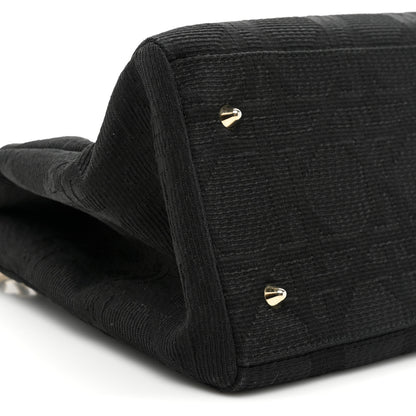 Christian Dior Canvas Cannage East West Tote Black 11 of 16