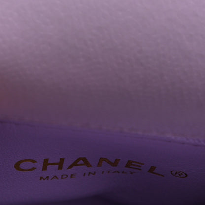 Chanel Caviar Quilted Extra Mini Coco Handle Flap Light Purple 6 of 10