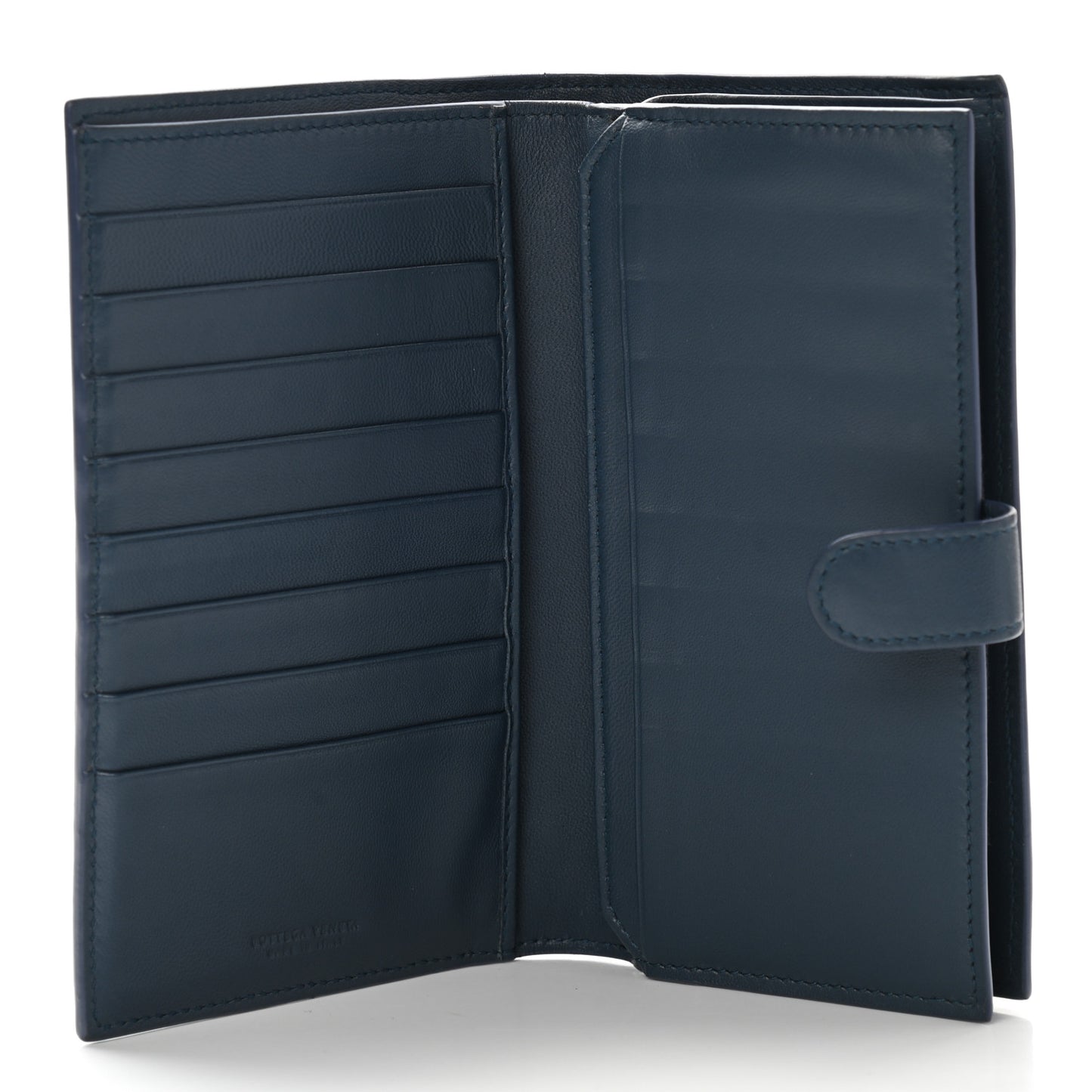 Nappa Intrecciato Continental Wallet Krim
