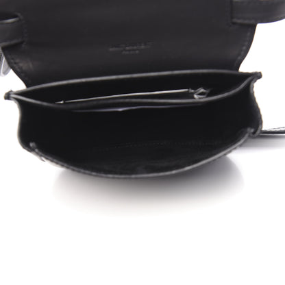 Saint Laurent Smooth Calfskin Mini Classic Monogram Kaia Satchel Black 5 of 9
