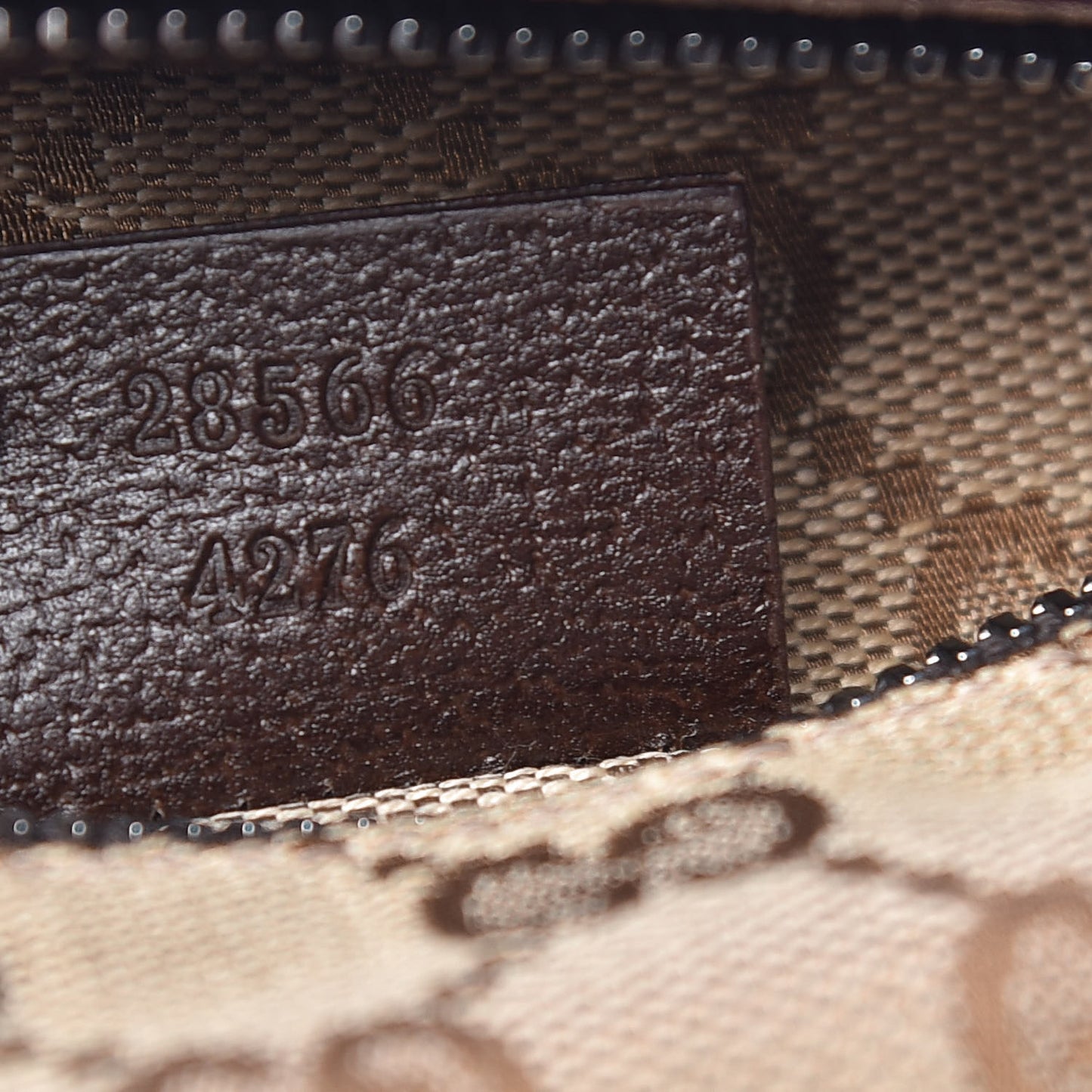 Monogram Web Belt Bag Dark Brown