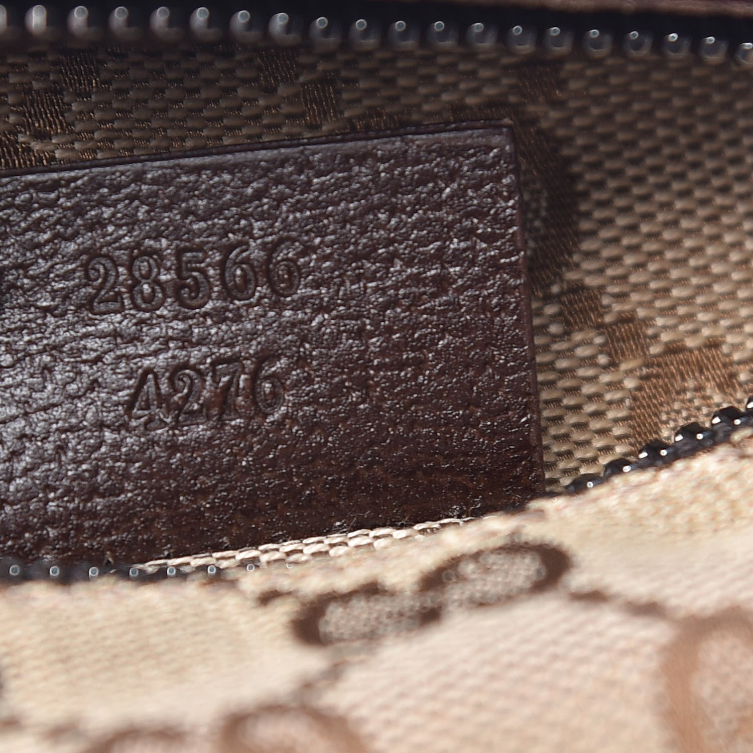 Gucci Monogram Web Belt Bag Dark Brown 7 of 10