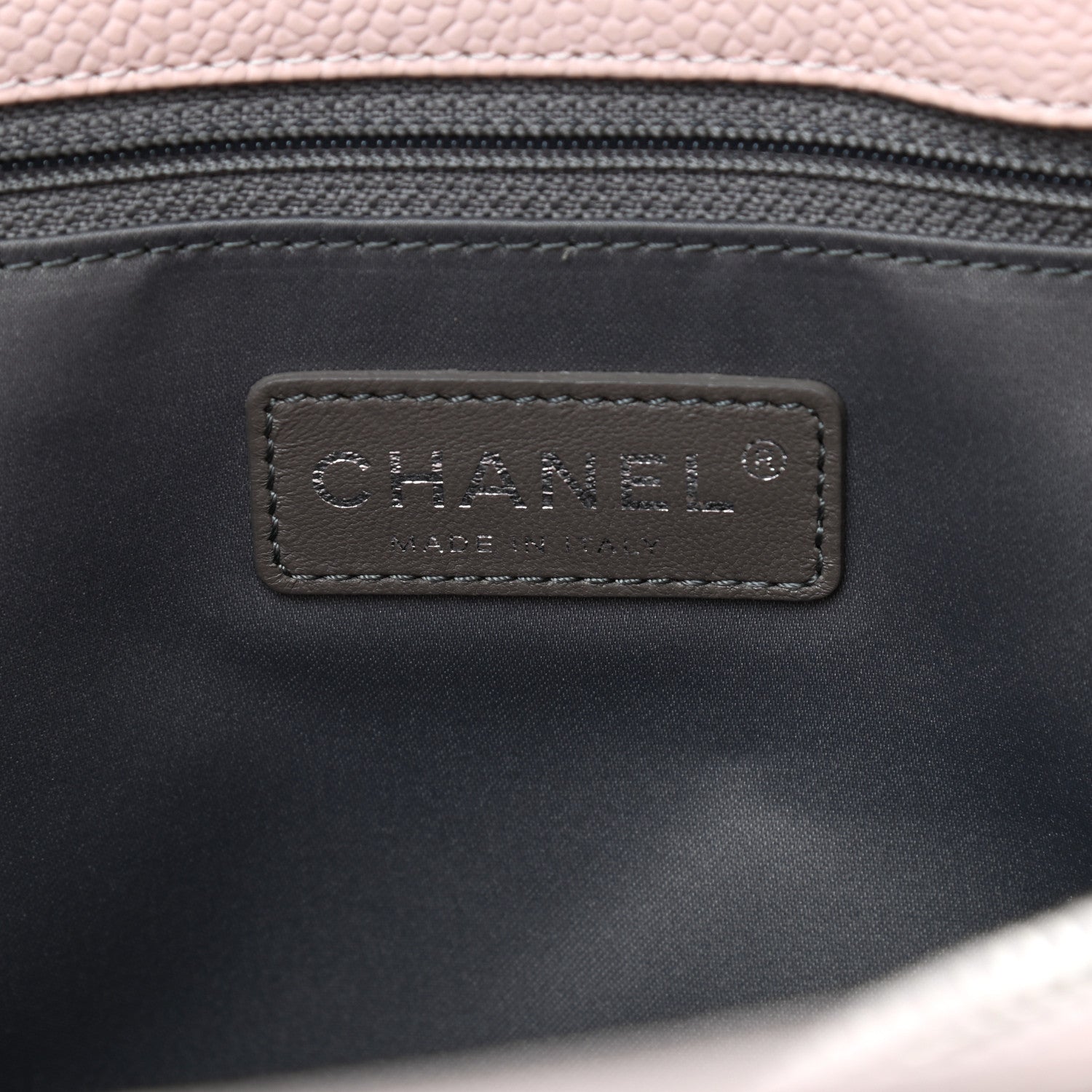 Chanel Caviar Quilted Grand Shopping Tote GST Light Pink 7 of 10