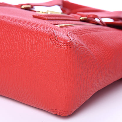 3.1 Phillip Lim 3.1 Textured Calfskin Medium Pashli Satchel Red 8 of 8