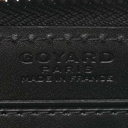 Goyard Goyardine Matignon Zip Around GM Wallet Black 8 of 9