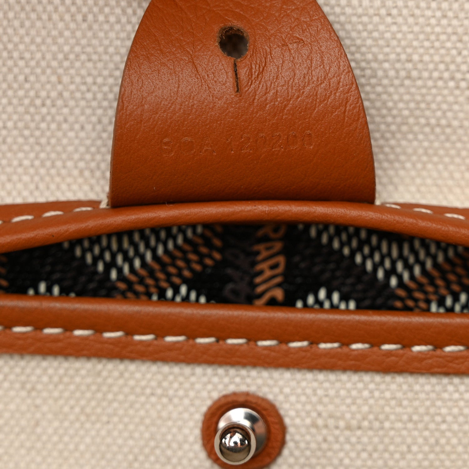 Goyard Goyardine Artois MM Black Gold 7 of 14
