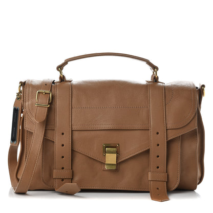 Proenza Schouler Lambskin PS1 Satchel Dune 1 of 10