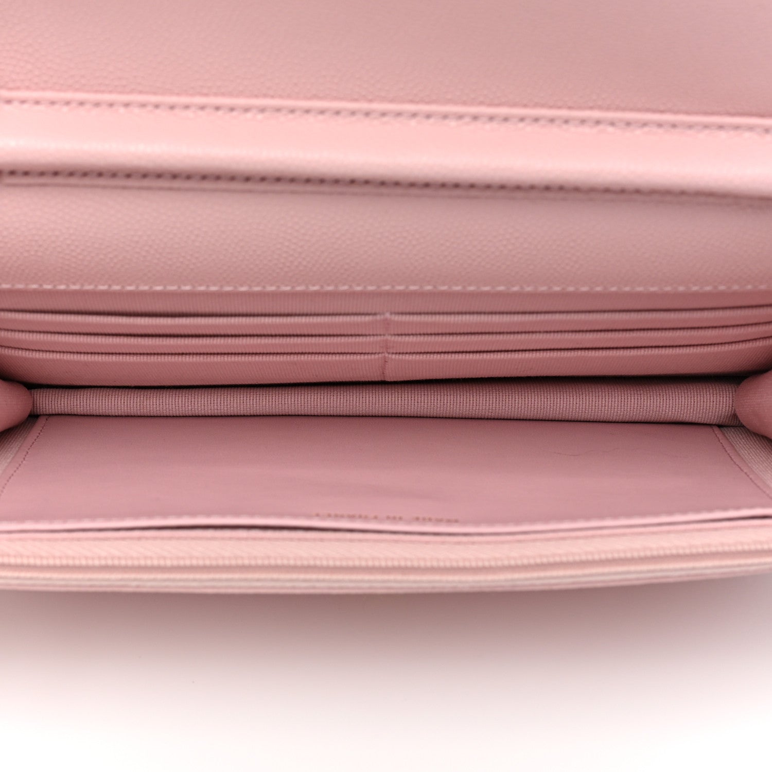 Chanel Caviar Quilted Wallet On Chain WOC Light Pink 6 of 10