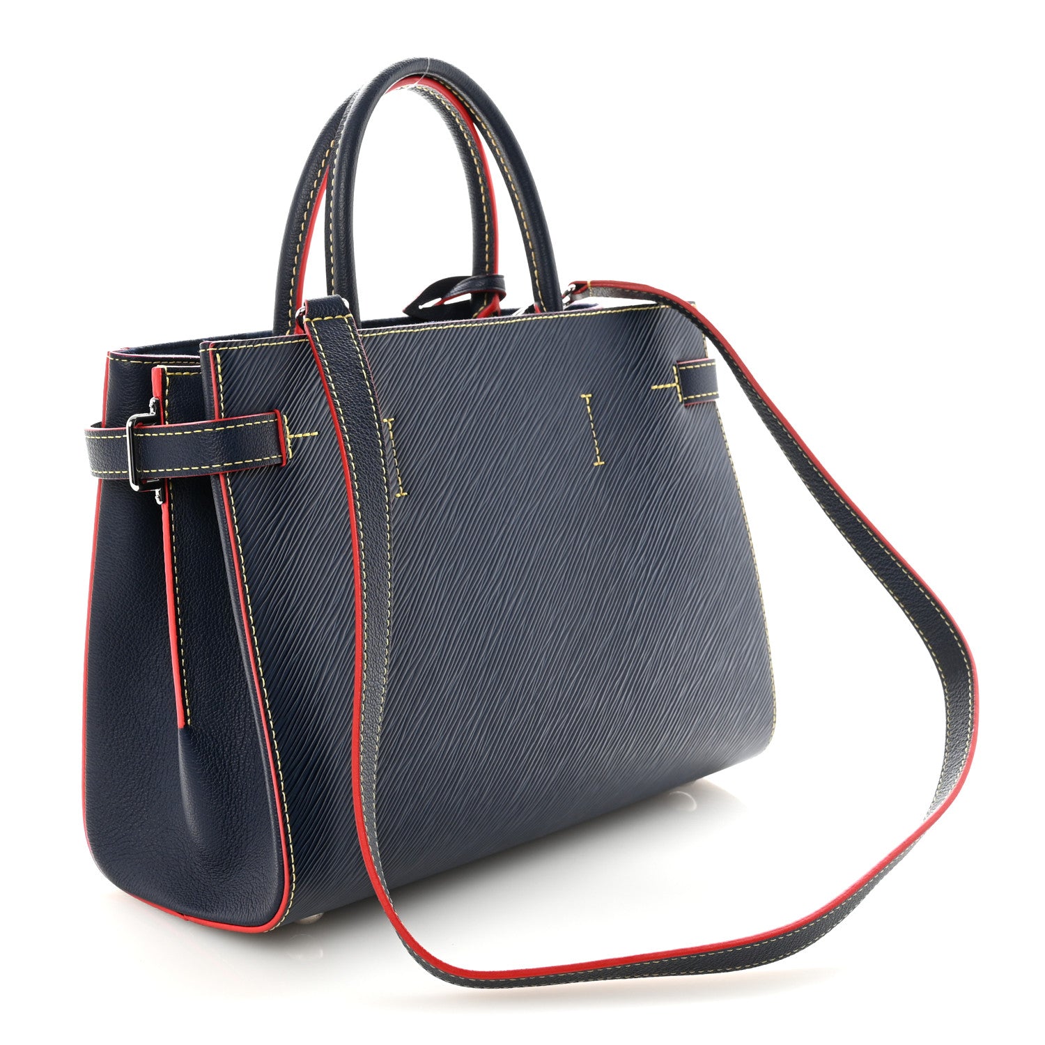 Louis Vuitton Epi Twist Tote Indigo 3 of 9