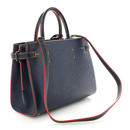 Louis Vuitton Epi Twist Tote Indigo 3 of 9