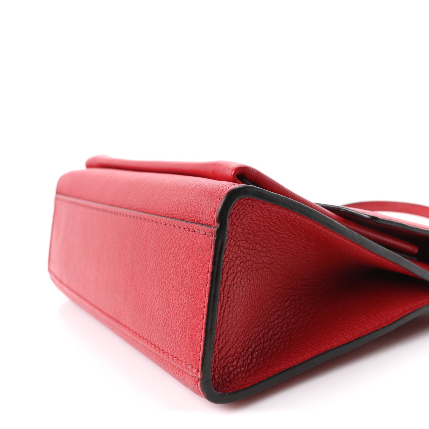Soft Calfskin My Lockme Chain Bag BB Poppy