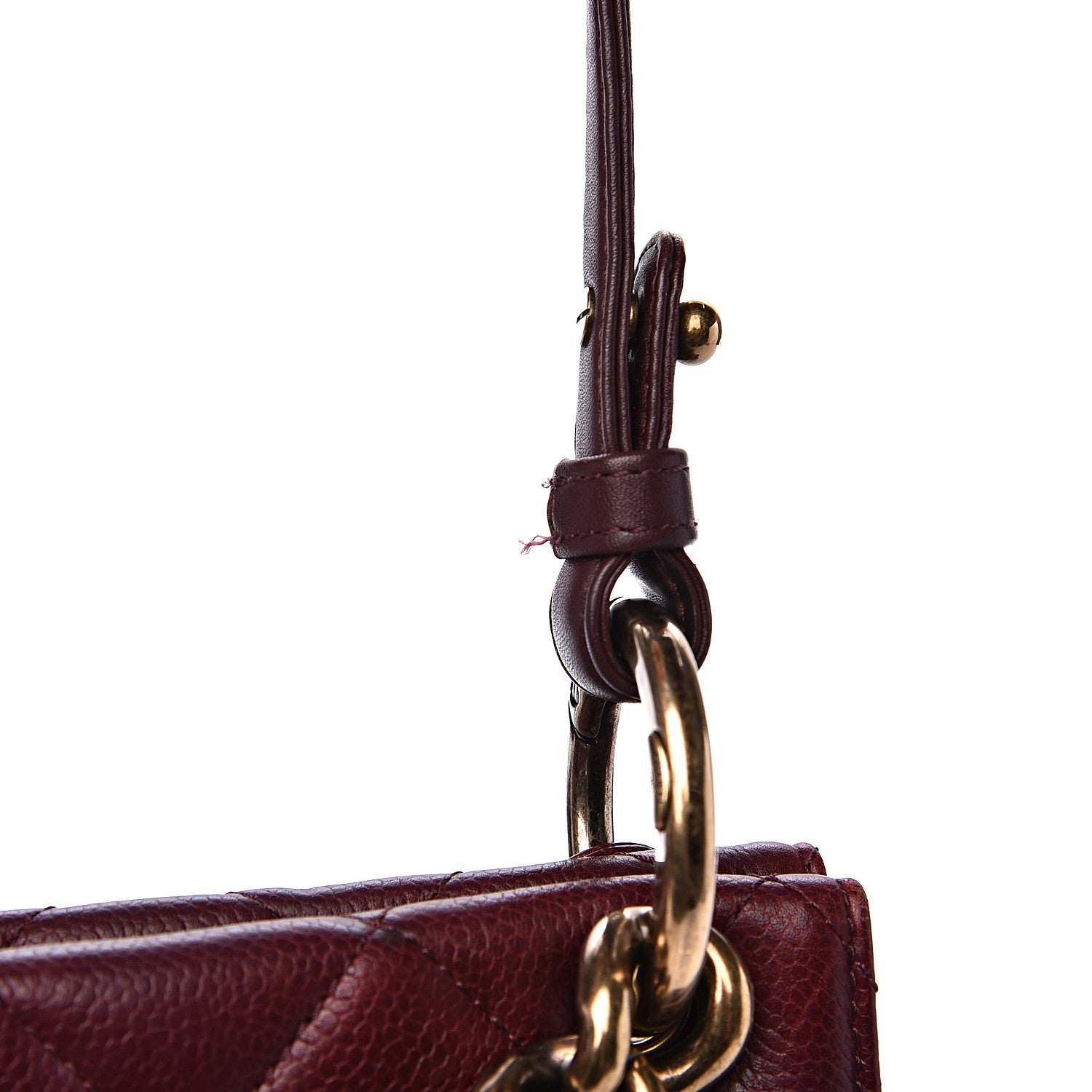 Chanel Caviar Quilted Large Retro Class Flap Burgundy 18 of 18