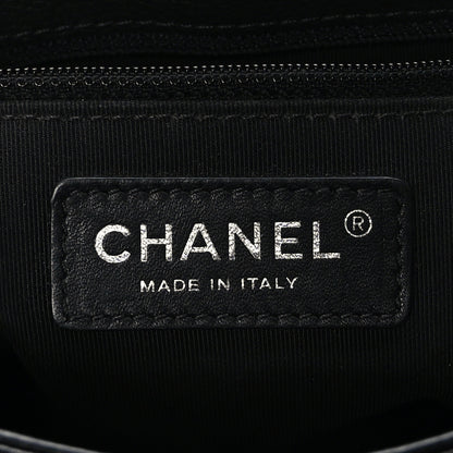 Chanel Caviar Quilted Medium Rock In Rome Single Flap Black 6 of 9