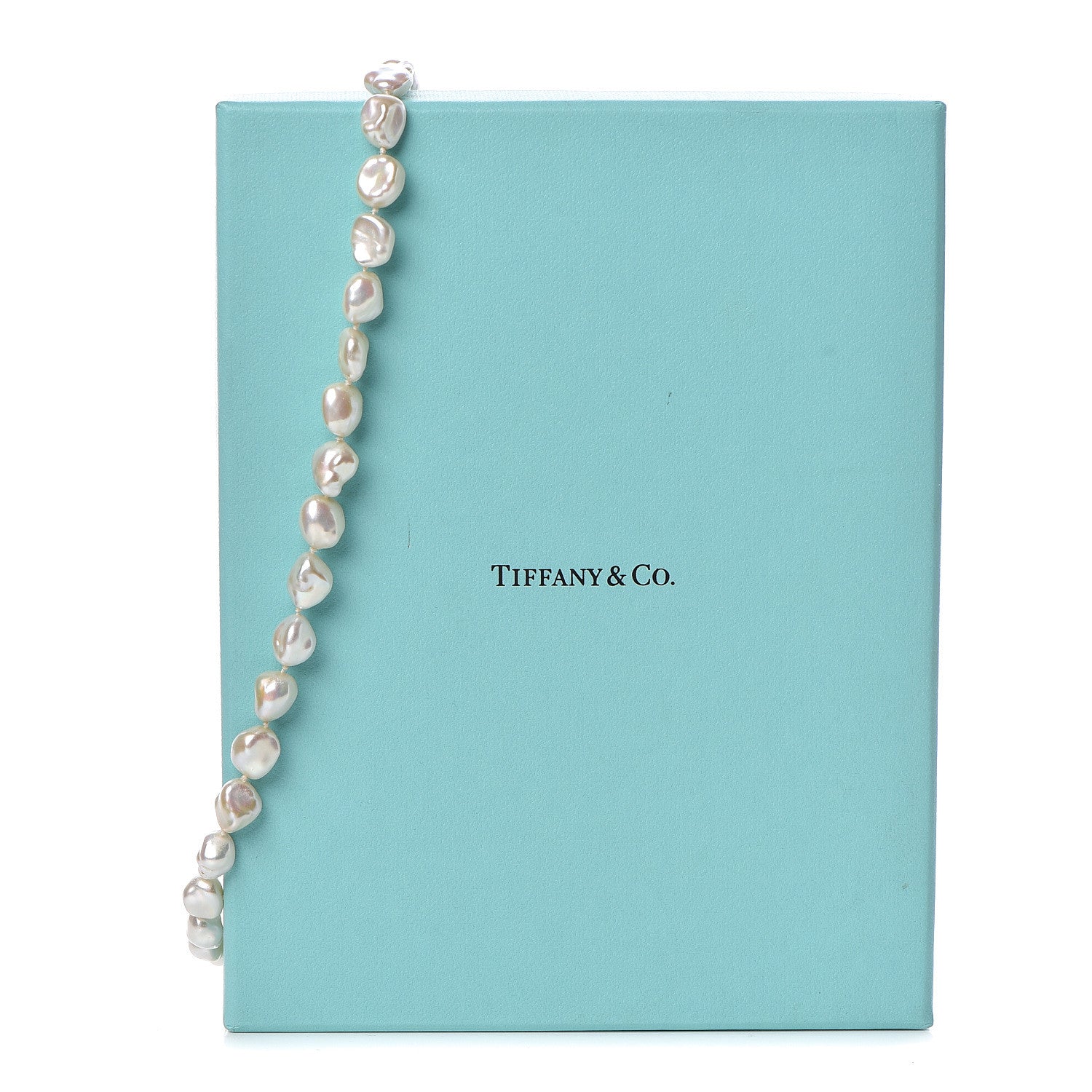Tiffany 18K Yellow Gold Baroque Pearl Paloma Picasso Necklace 10 of 10