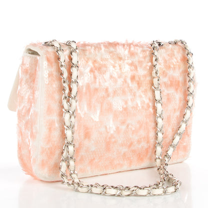 Chanel Sequin Paillette Small Flap Light Pink 3 of 8