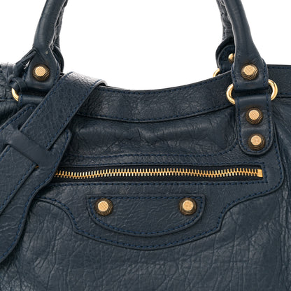 Balenciaga Agneau Giant 12 Gold Hardware City Bleu Obscur 9 of 13
