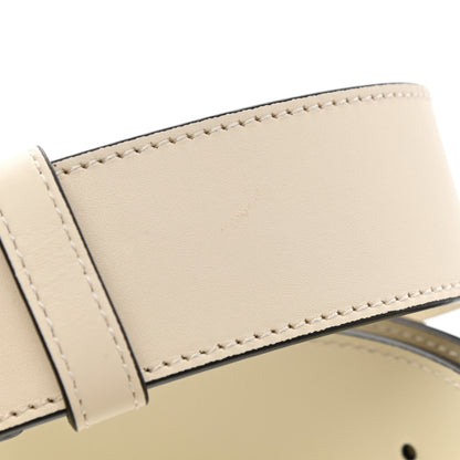 Gucci Calfskin Double G 40mm Belt 90 36 Mystic White 7 of 7