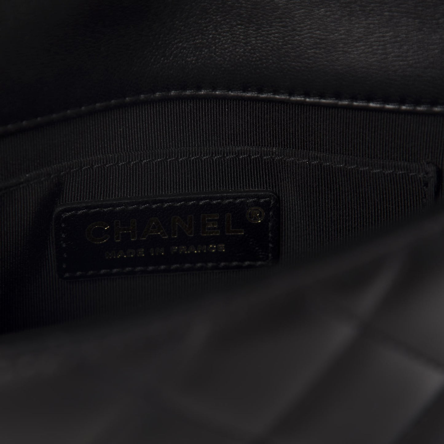Lambskin Quilted Small My Precious Flap Black