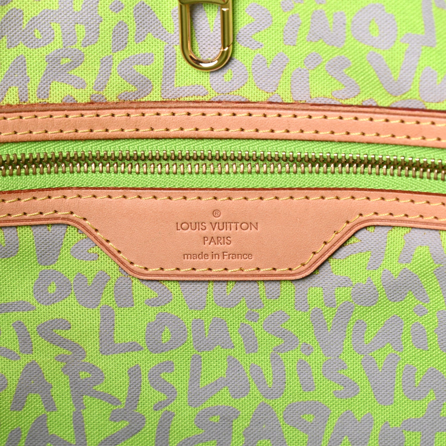 Louis Vuitton Monogram Graffiti Neverfull GM Green 6 of 9