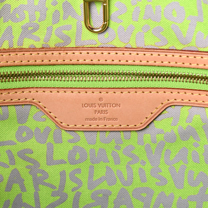 Louis Vuitton Monogram Graffiti Neverfull GM Green 6 of 9