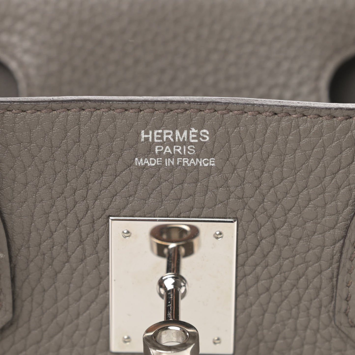 Taurillon Clemence Birkin 30 Etain