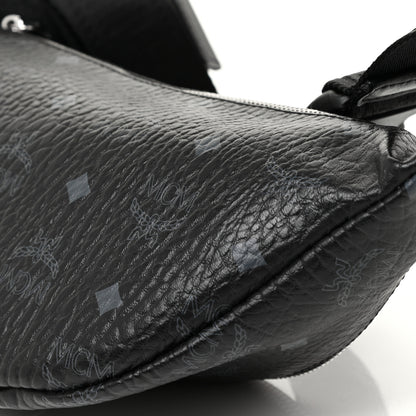 MCM Visetos Small Fursten Belt Bag Phantom Black 9 of 10