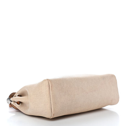 Hermes Toile Vache Calfskin Herbag 30 PM Natural 5 of 16