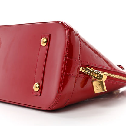 Louis Vuitton Vernis Alma PM Pomme D'Amour 8 of 10