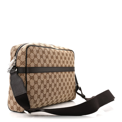 Gucci Monogram Dollar Calfskin Large Camera Case Beige Ebony Testa di Moro Marrone Scuro 3 of 10
