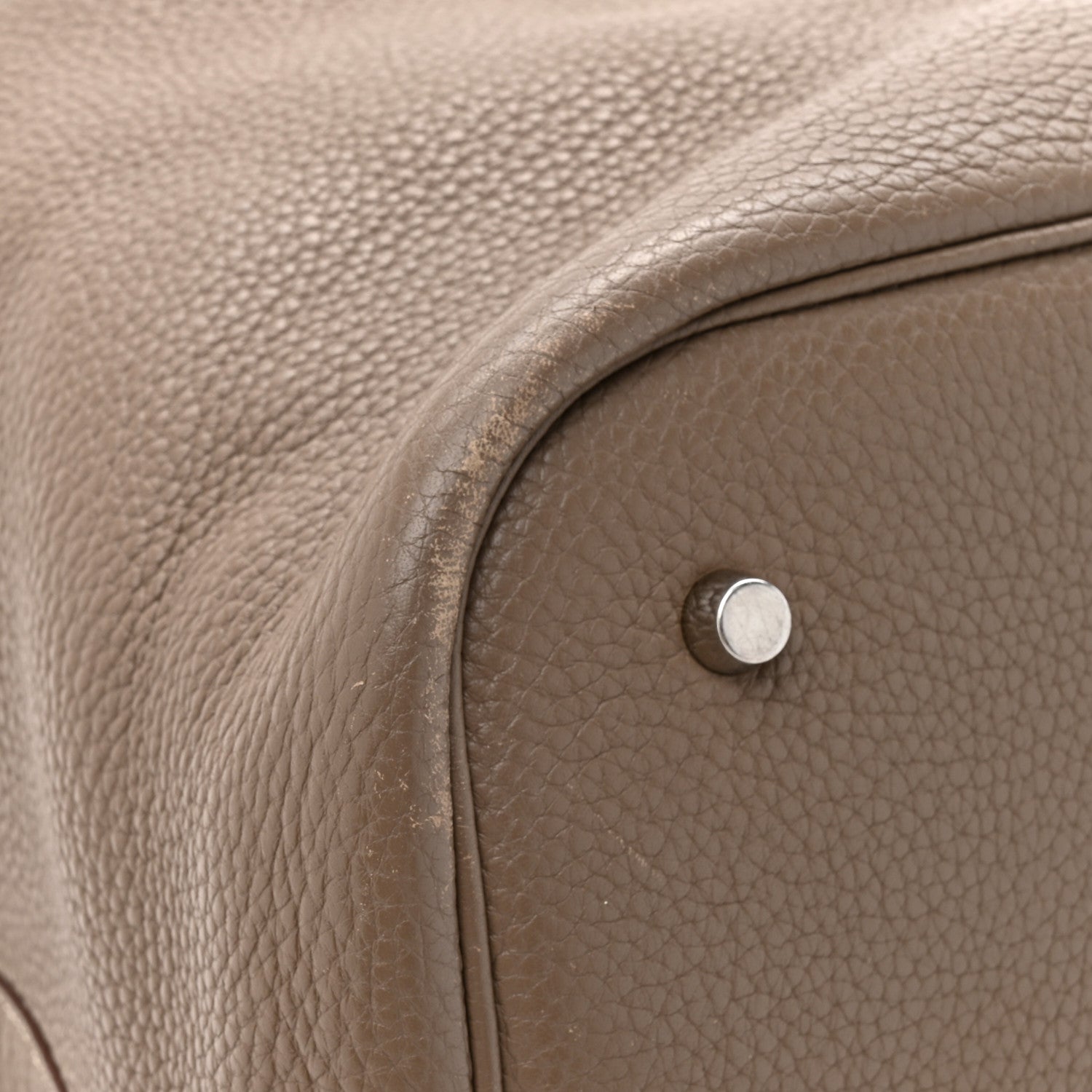 Hermes Taurillon Clemence Picotin Lock TGM Etoupe 13 of 13