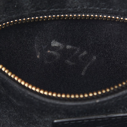 Valentino Garavani Grained Calfskin Rockstud Bucket Bag Black 9 of 9