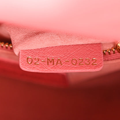 Christian Dior Ostrich Mini Lady Dior Pink 7 of 10