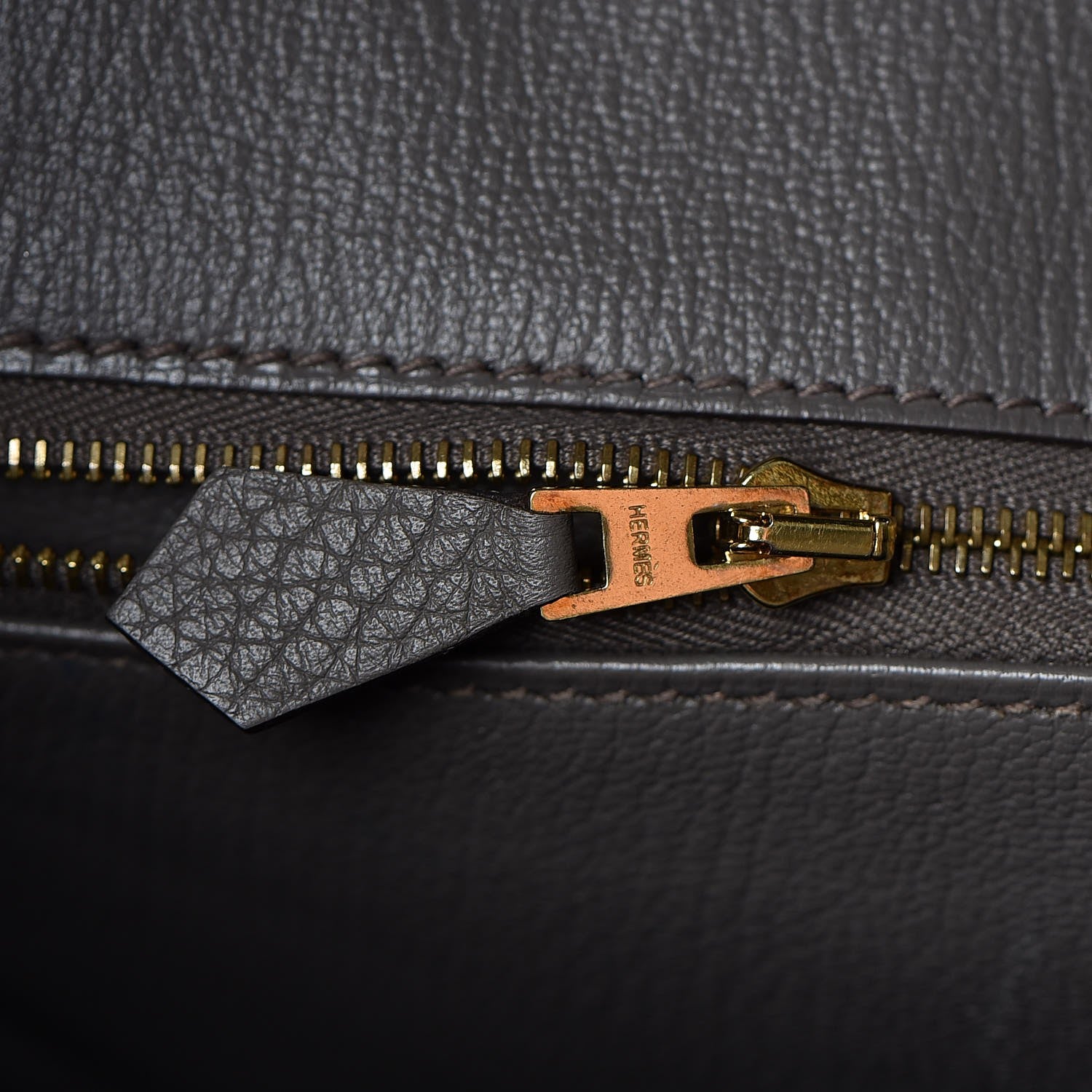 Hermes Taurillon Clemence Birkin 35 Etain 21 of 41