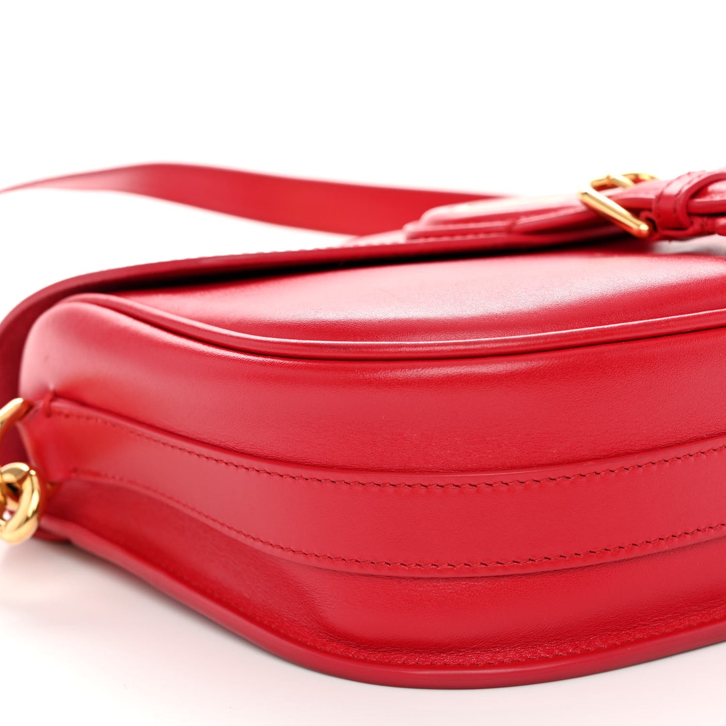 Box Calfskin Medium Bobby Flap Raspberry