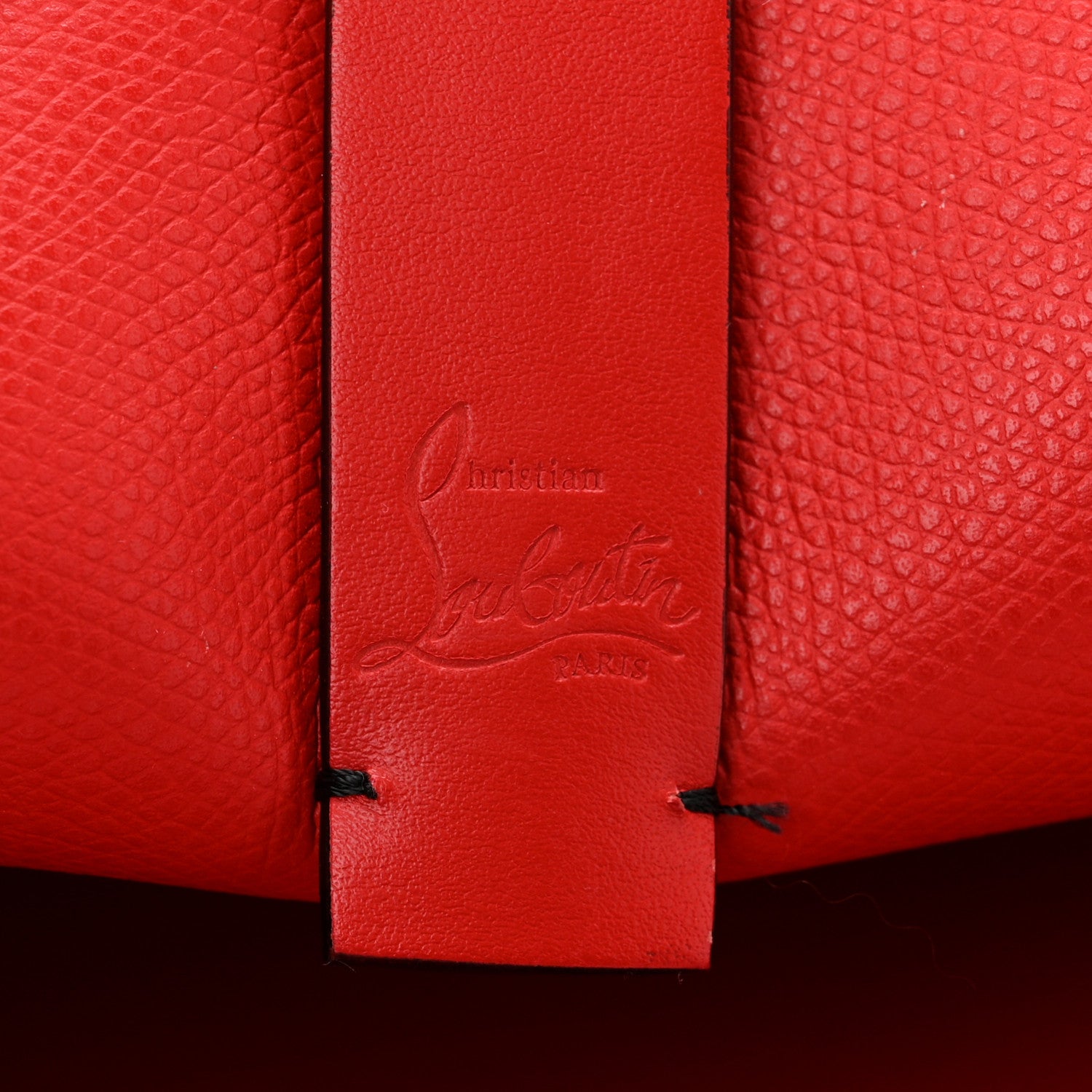 Christian Louboutin Calfskin Spikes East West Cabata Tote Black 8 of 12