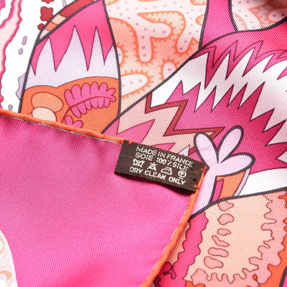 Hermes Silk Fleurs D Indiennes Scarf 90 7 of 7