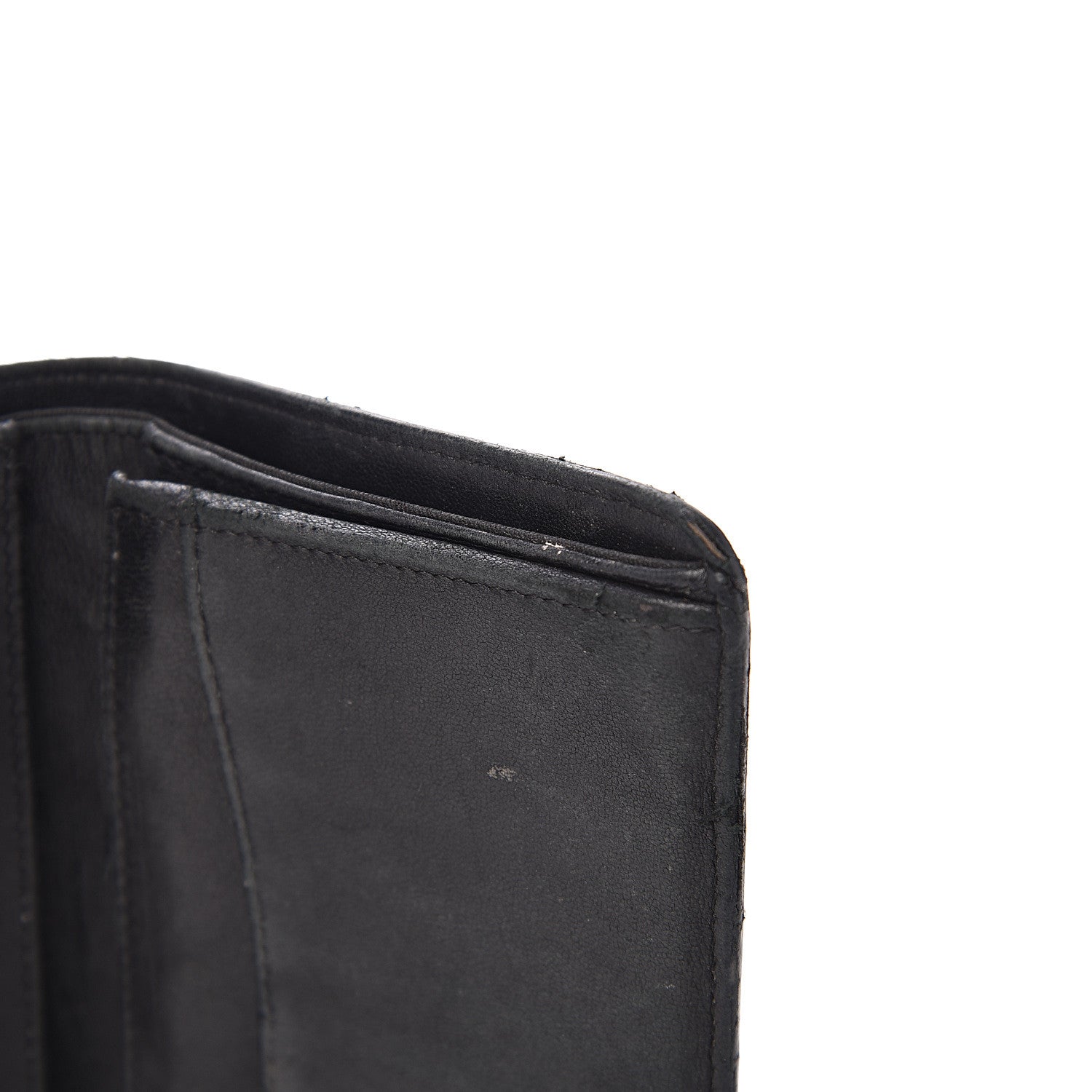 Chanel Lambskin Quilted Yen Wallet Black 16 of 16