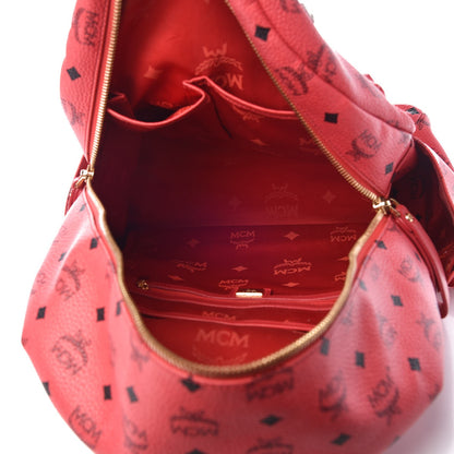 MCM Visetos Medium Sprinkle Stud Stark Backpack Corail 5 of 8
