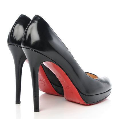 Christian Louboutin Jazz Calf New Simple 120 Pumps 37 Black 4 of 15