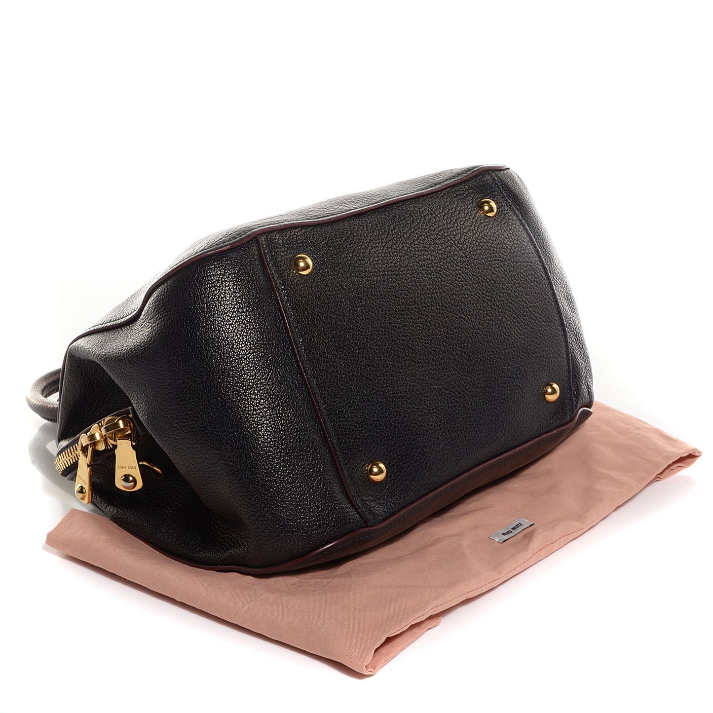 Goatskin Madras Bauletto Nero Black