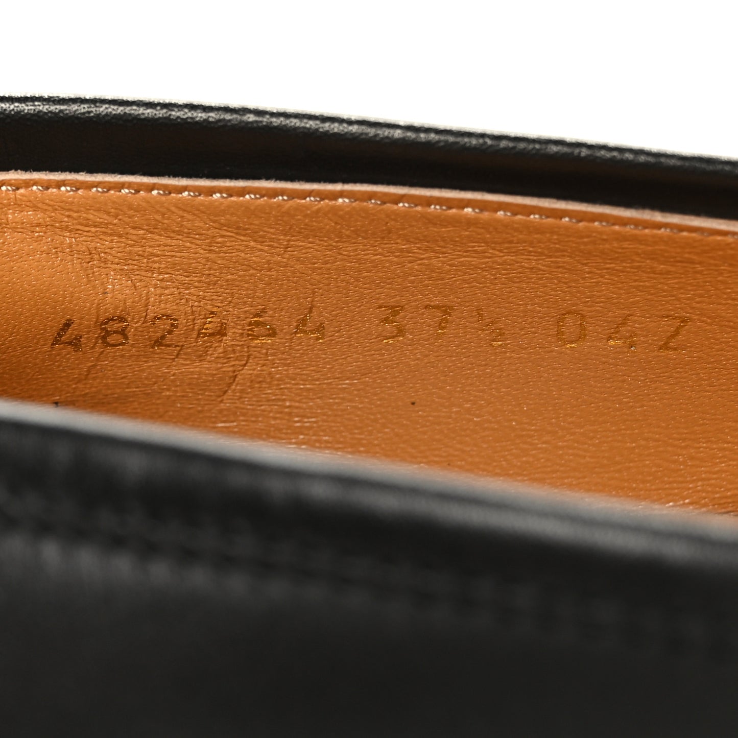 Calfskin Womens Jordaan Loafers 37.5 Black