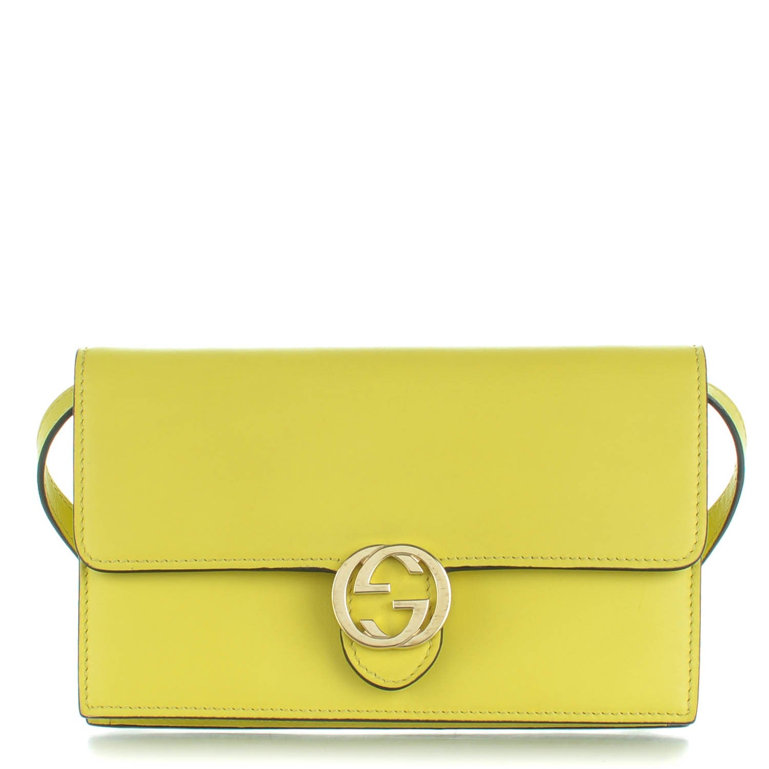 Gucci Moon Calfskin Icon Wallet Mimosa Flower 1 of 7