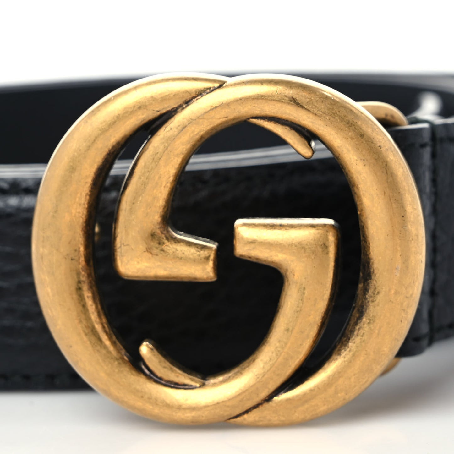 Calfskin Mens Interlocking G Belt 120 48 Black