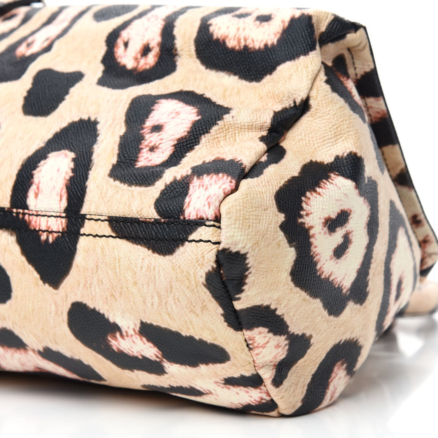 Calfskin Jaguar Print Small Pandora Multicolor