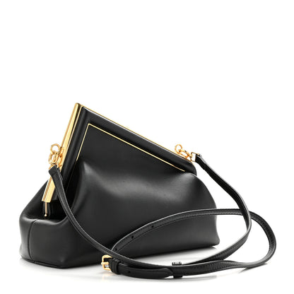 Fendi Shiny Nappa Small Fendi First Black 3 of 10