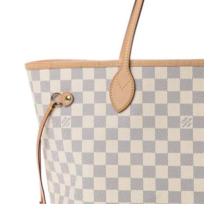 Louis Vuitton Damier Azur Neo Neverfull MM Rose Ballerine 10 of 10