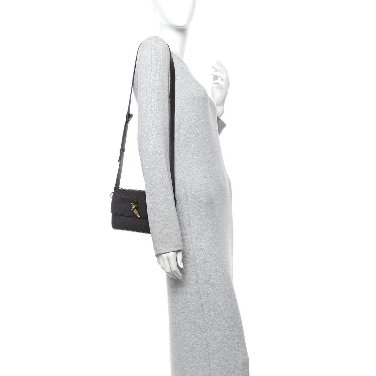 Bottega Veneta Nappa Intrecciato Mini Andiamo Crossbody Bag  Fondant 2 of 12