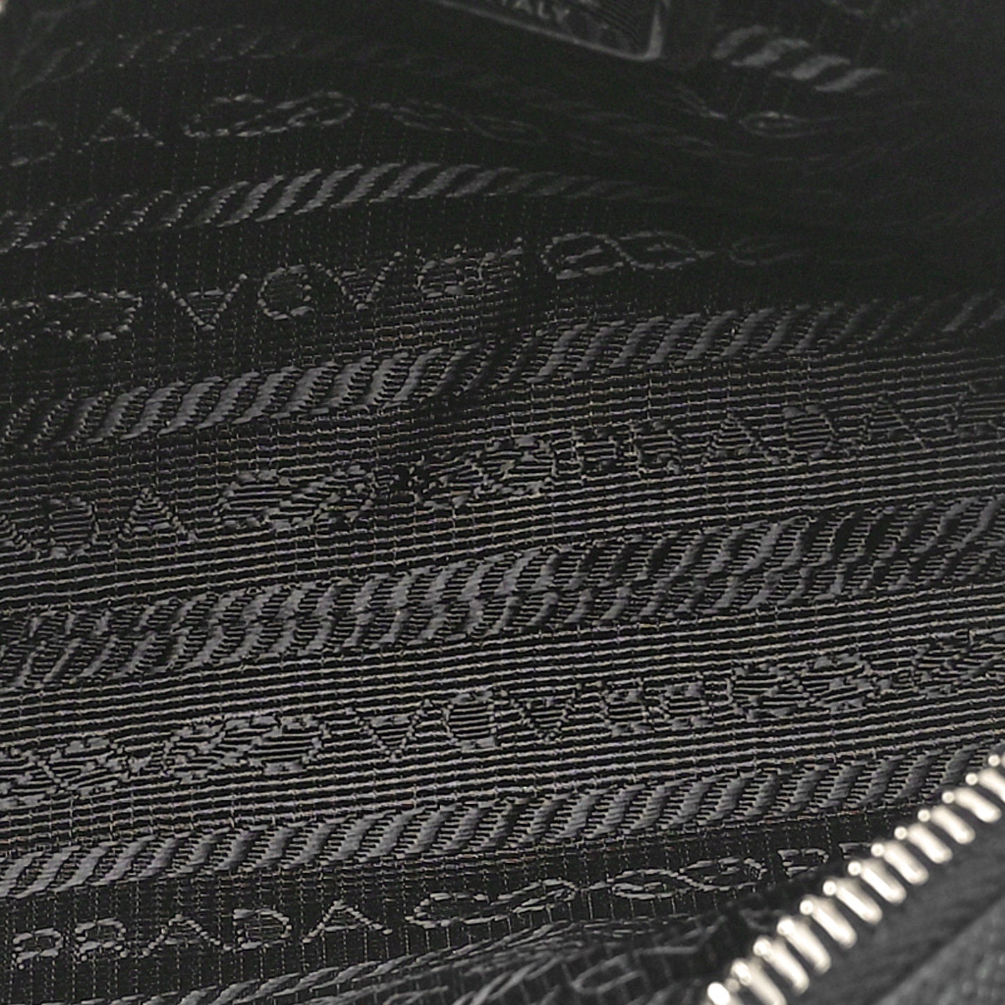 Saffiano Travel Zip Pouch Black