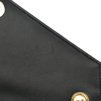 Saint Laurent Velvet Tri-Quilt Monogram Medium College Bag Black 11 of 14